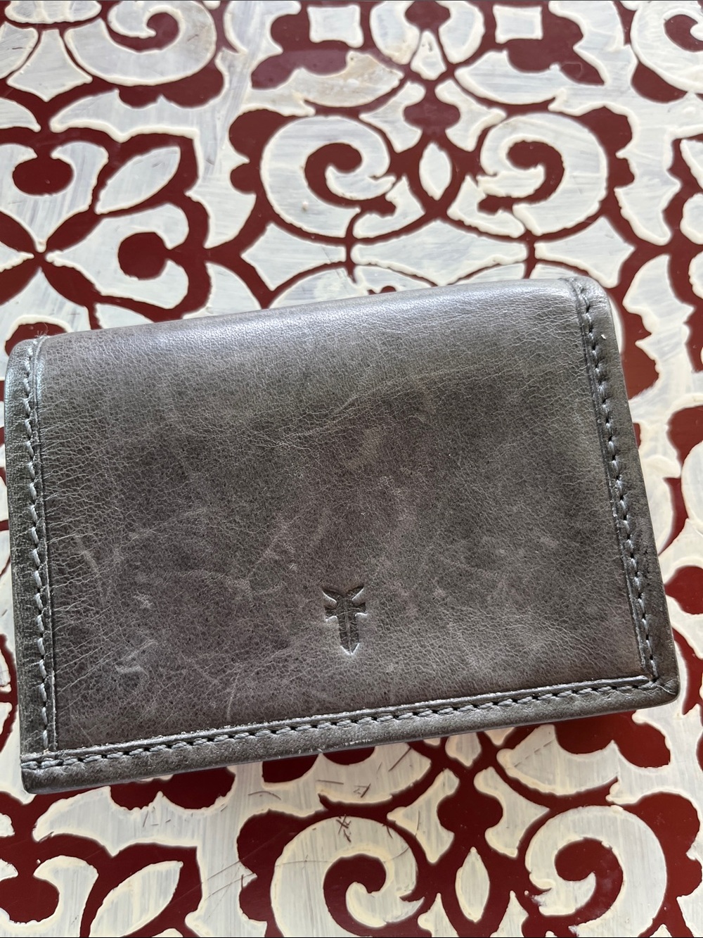 Frye Leather Wallet - Gray - Picture 2 of 9